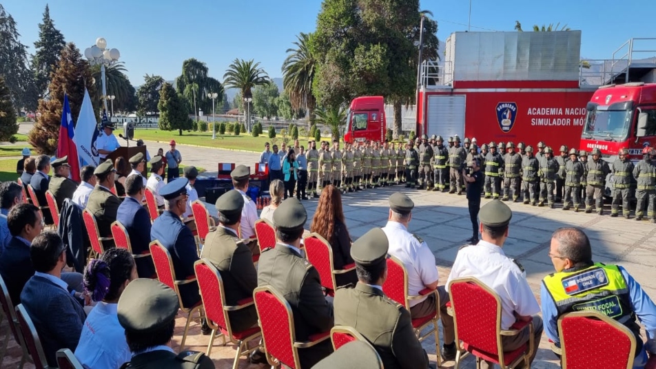 La Academia Nacional de Bomberos inició formalmente su año académico 2023